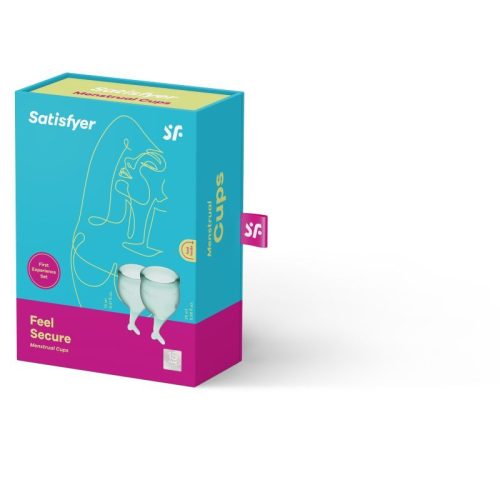 Feel Secure Menstrual Cup Light Green 2pcs - Image 3