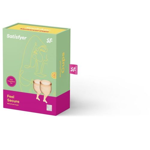 Feel Secure Menstrual Cup Orange 2pcs - Image 3