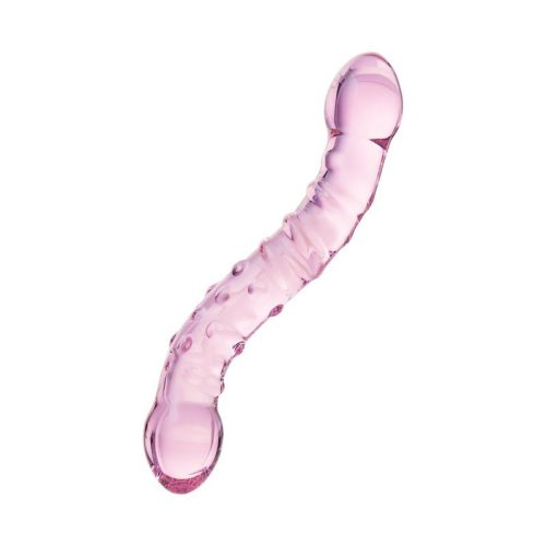 Sexus Glass Dildo Pink 19.5cm - Image 3