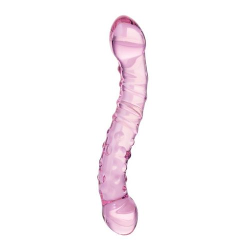 Sexus Glass Dildo Pink 19.5cm - Image 4