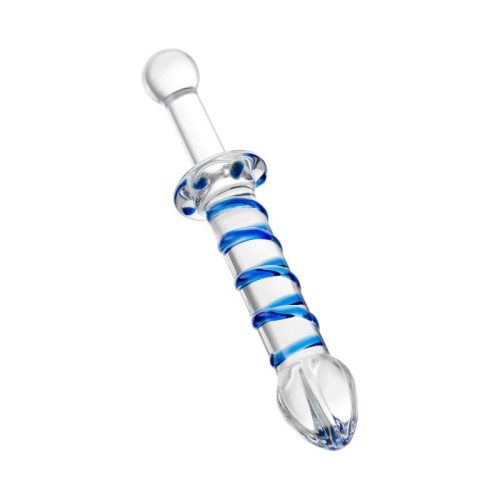 Sexus Glass Dildo Probe w Handle 23cm - Image 3