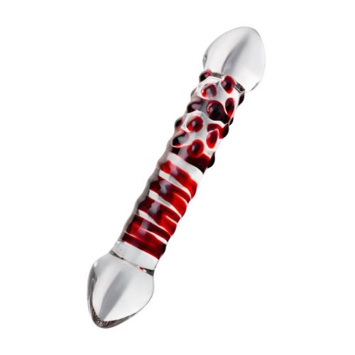 Sexus Glass Dildo Red Delight 19cm - Image 4