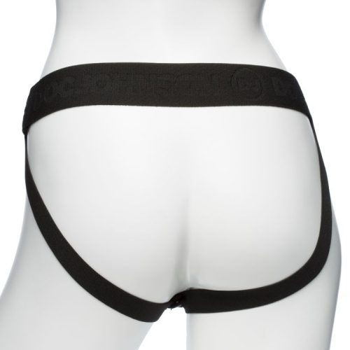 Be Strong 7.5in Slim Dong 2 Pc Hollow Silicone Strap-On Set - Image 7