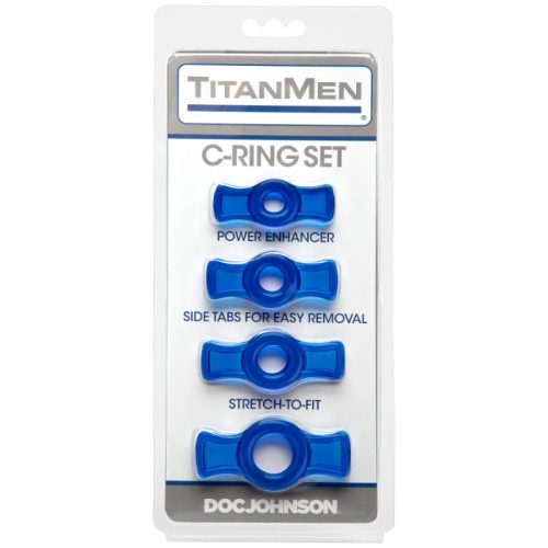Cock Ring Set Blue - Image 3