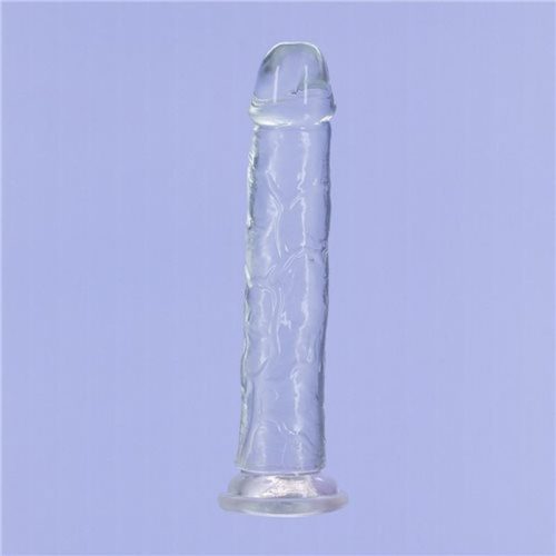 Crystal Dildo Straight 9in Clear - Image 3