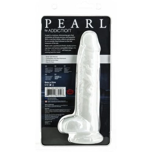 Pearl Dildo 8.5in Pearl White - Image 3