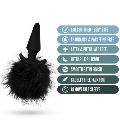 Anal Adventures Platinum Rabbit Tail Plug - Image 5