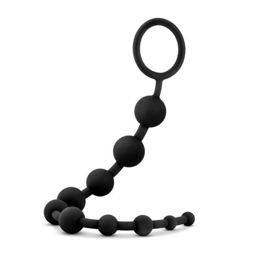 Anal Adventures Platinum Silicone 10 Anal Beads - Image 3