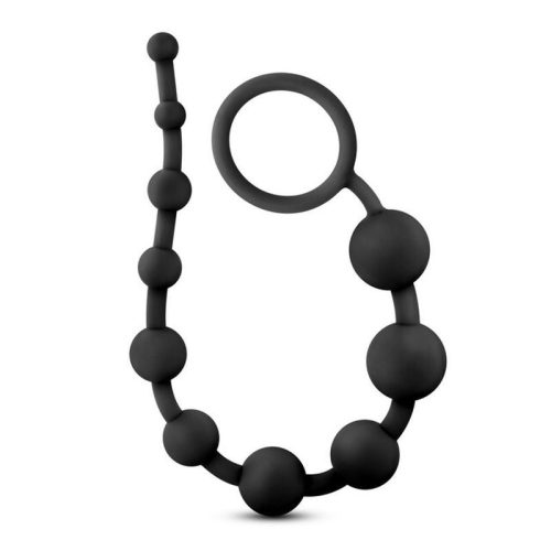 Anal Adventures Platinum Silicone 10 Anal Beads - Image 4