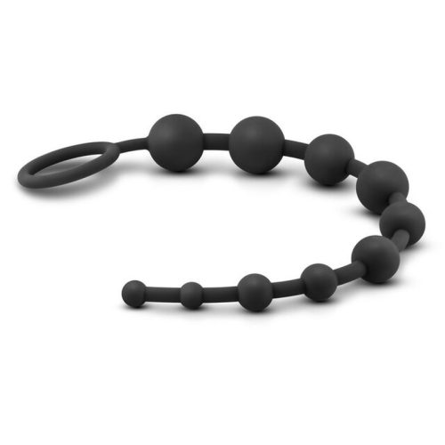 Anal Adventures Platinum Silicone 10 Anal Beads - Image 5