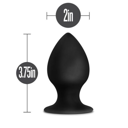 Anal Adventures Platinum Silicone Anal Stout Plug Large - Image 6