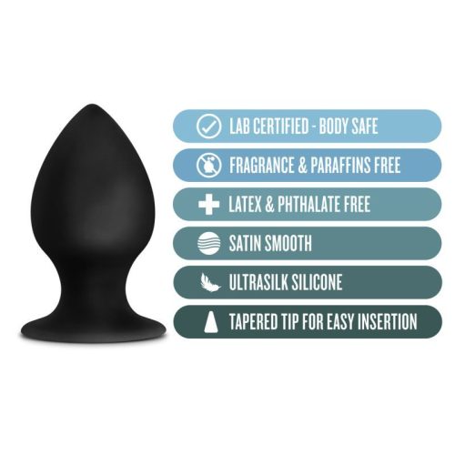 Anal Adventures Platinum Silicone Anal Stout Plug Medium - Image 5
