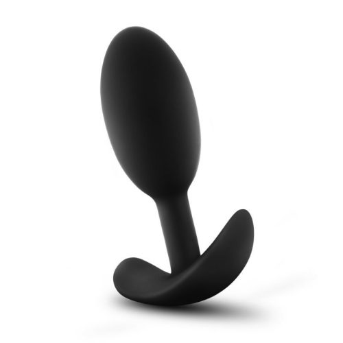 Anal Adventures Platinum Silicone Vibra Slim Plug Medium - Image 3
