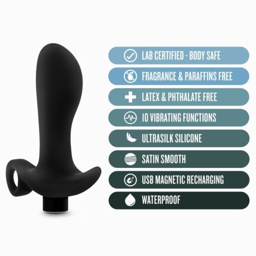 Anal Adventures Platinum Silicone Prostate Massager 01 - Image 7