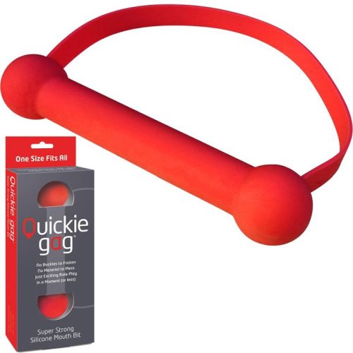Quickie Gag Mouth Bit Red - Image 3