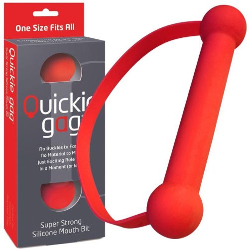 Quickie Gag Mouth Bit Red - Image 4