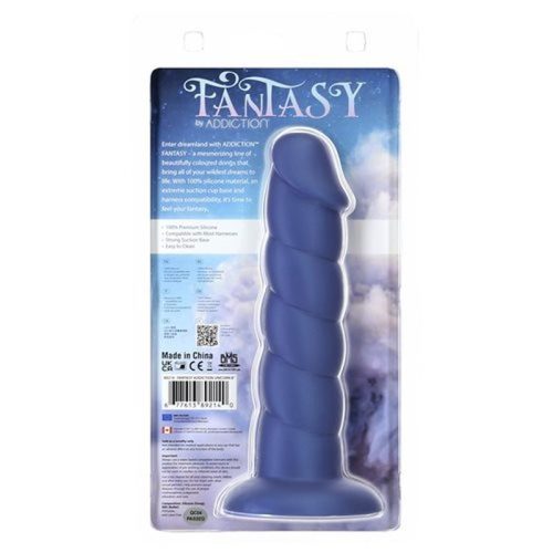 Unicorn Dildo 8in Blue - Image 6