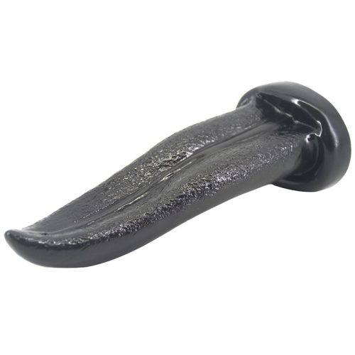 Tongue Shape Anal Plug Black - Image 3