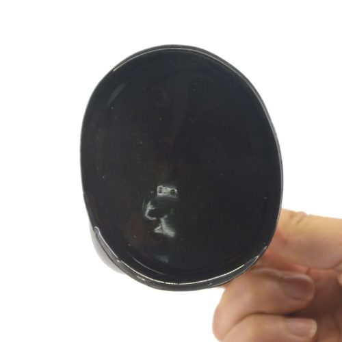 Tongue Shape Anal Plug Black - Image 4