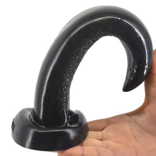 Tongue Shape Anal Plug Black - Image 6