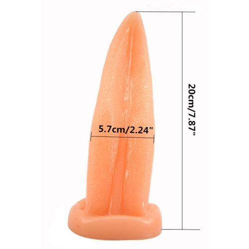 Tongue Shape Anal Plug Flesh - Image 3