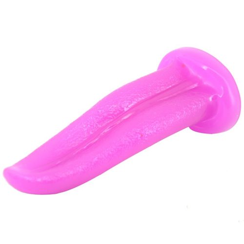 Tongue Shape Anal Plug Purple - Image 3
