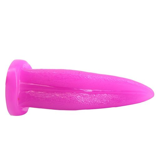 Tongue Shape Anal Plug Purple - Image 4