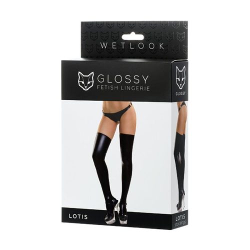 Glossy Wetlook Stockings Lotis - Image 4