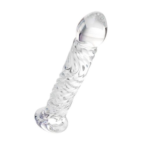 Sexus Glass Dildo Clear 16cm - Image 3