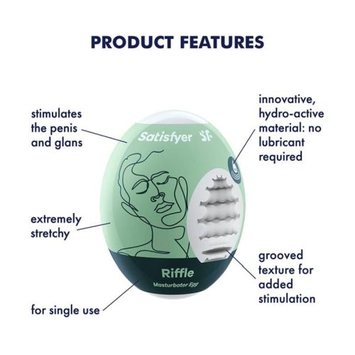 Satisfyer Masturbator Egg Riffle - Image 3