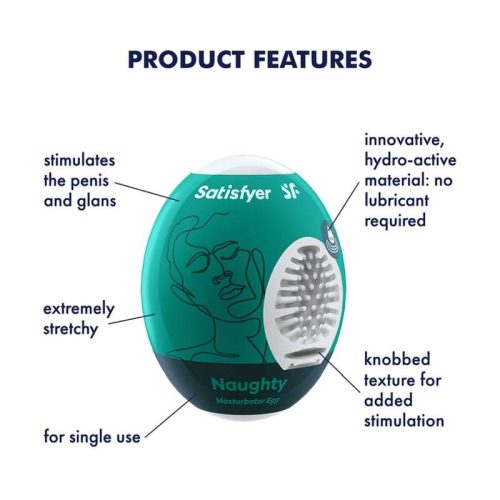 Satisfyer Masturbator Egg Naughty - Image 3