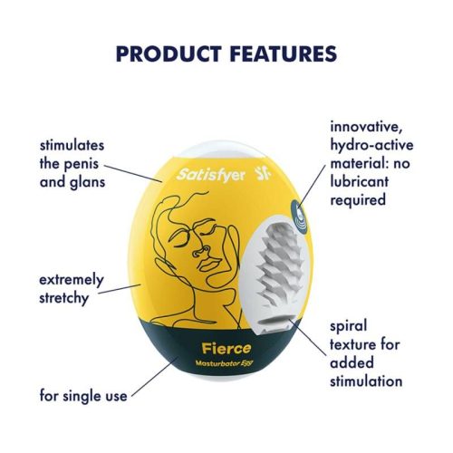Satisfyer Masturbator Egg Fierce - Image 3