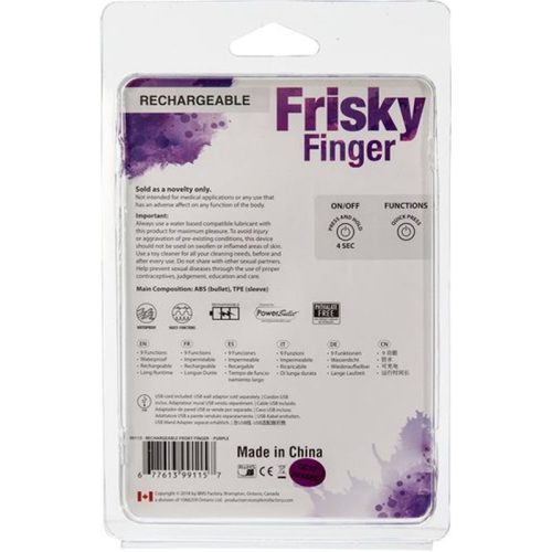 Frisky Finger Rechargeable Purple - Image 4