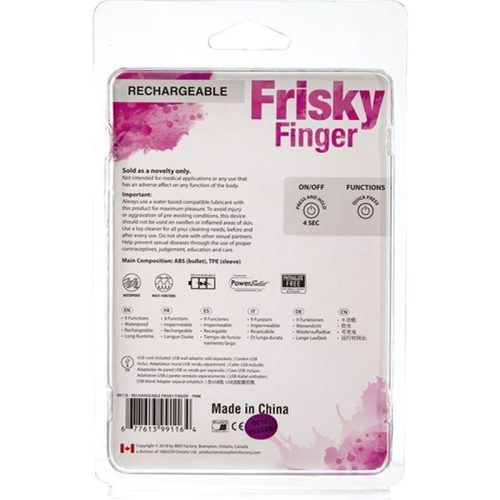Frisky Finger Rechargeable Pink - Image 5