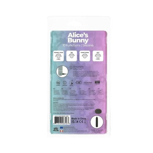 Alices Bunny Rechargeable Bullet w Rabbit Sleeve Pink - Image 4