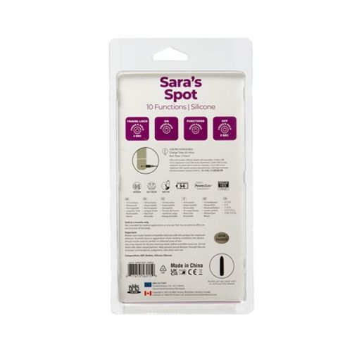 Power Bullet Saras Spot Vibrator Purple - Image 6