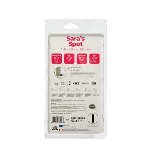 Power Bullet Saras Spot Vibrator Pink - Image 5