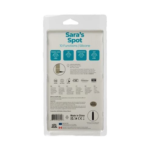 Power Bullet Saras Spot Vibrator Teal - Image 6