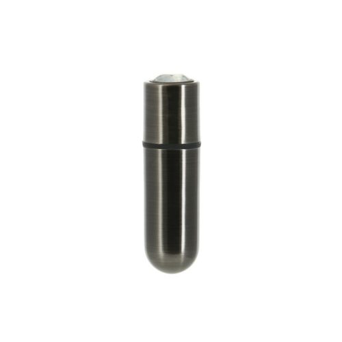Power Bullet First Class 6cm Rechargeable w Crystal Gun Metal - Image 4
