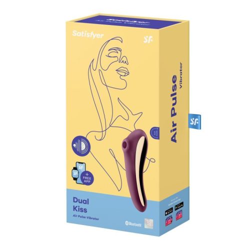 Satisfyer Dual Kiss Wine Red - Image 5