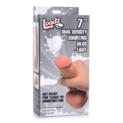 7in Dual Density Squirting Dildo w Balls Reservoir - Image 5