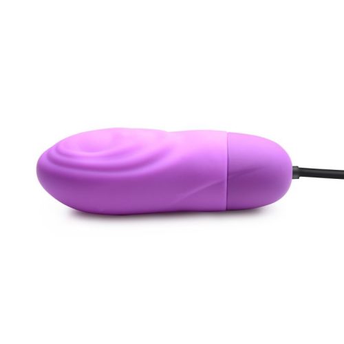 7X Pulsing Rechargeable Bullet Purple - Image 5
