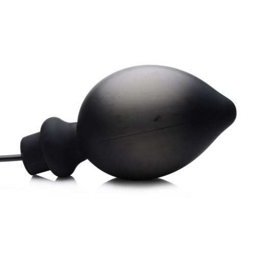 Ass Pand Large Inflatable Silicone Plug Black - Image 5