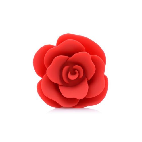 Booty Bloom Silicone Rose Plug Medium Red - Image 4