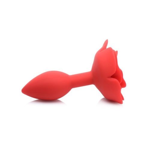 Booty Bloom Silicone Rose Plug Medium Red - Image 5