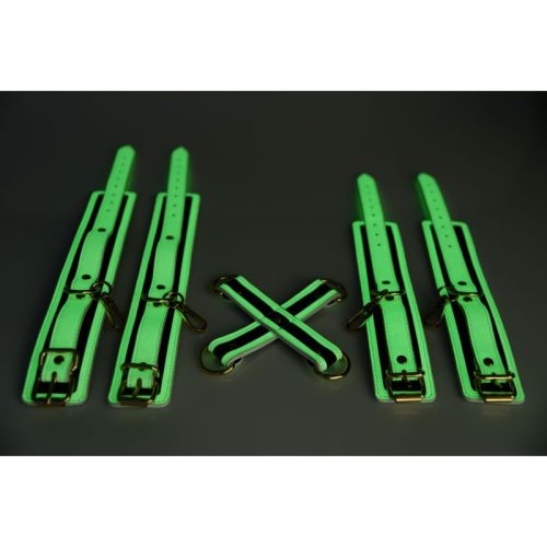 Kink In the Dark Glowing Hog Tie Set Fluro Green - Image 4