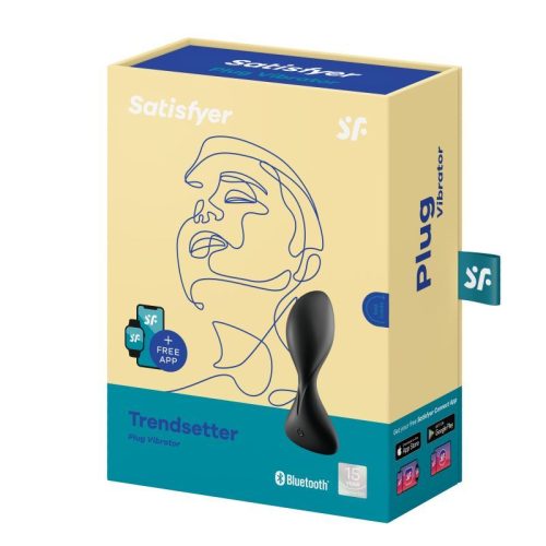 Satisfyer Trendsetter Connect App Vibrating Anal Plug Black - Image 6