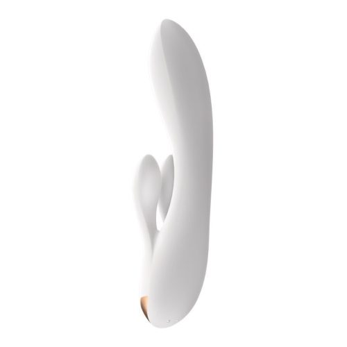 Satisfyer Double Flex App Rabbit Vibrator White - Image 3