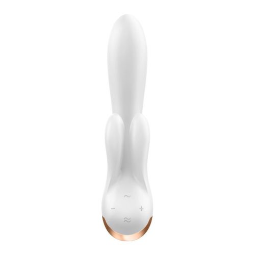 Satisfyer Double Flex App Rabbit Vibrator White - Image 4