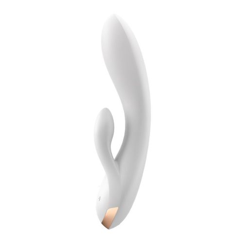 Satisfyer Double Flex App Rabbit Vibrator White - Image 6